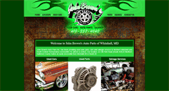 Desktop Screenshot of johnbrownsautoparts.com